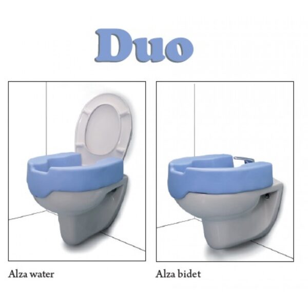 Rialzo WC e Bidet 10 cm Doppia Funzione - immagine 2